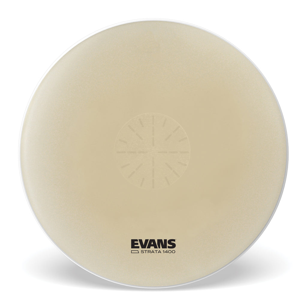 Evans Strata 1400  Power Center Reverse Dot Concert Bass Drum Head, 36 Inch