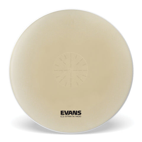 Evans Strata 1400  Power Center Reverse Dot Concert Bass Drum Head, 36 Inch