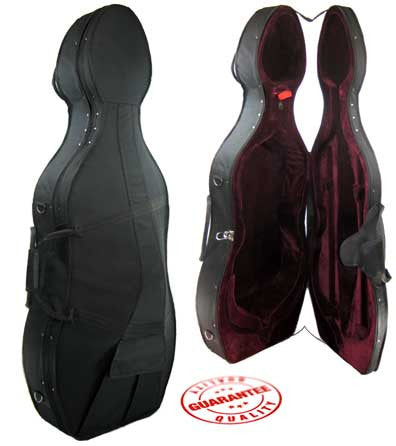 D'Luca Featherweight Cello Protective Hard Case 3/4