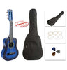 Star Kids Acoustic Toy Guitar 31 Inches Blue with Bag, Strings & Picks