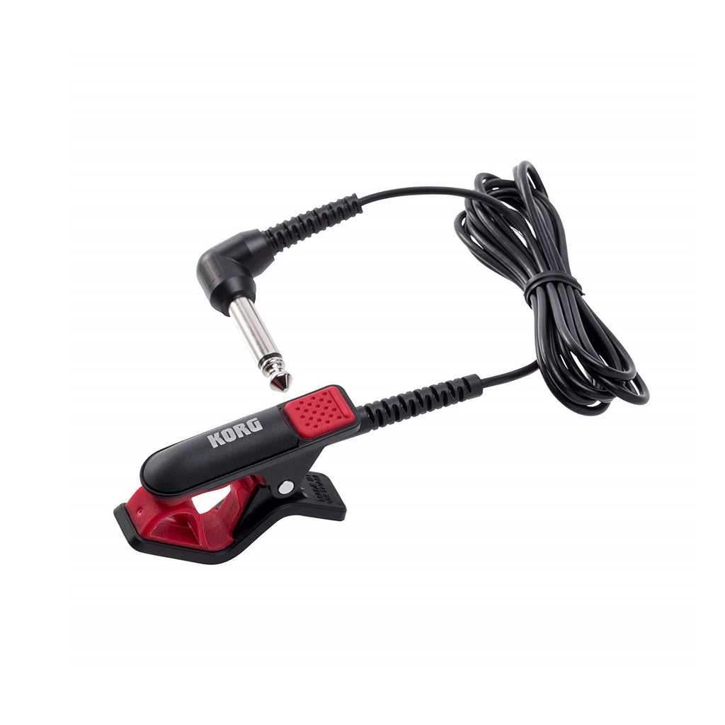 Korg Contact Microphone For Tuners, Black/Red
