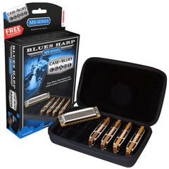 Hohner Blues Harp Pro Harmonica 5-Pack Keys of G, A, C, D, & E