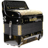 Rossetti Constantine 34 Button 12 Bass Accordion GCF (SOL) Black/Gold