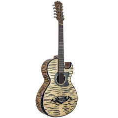 Cordova's Bajo Quinto Acoustic Electric Natural Stripes