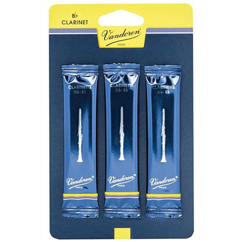 Vandoren Bb Clarinet Traditional Reeds Strength 2, 3 Pack