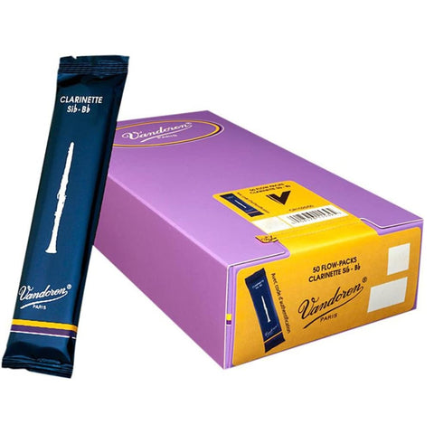 Vandoren Bb Clarinet Traditional Reeds Strength 3, Box of 50