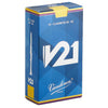 Vandoren Bb Clarinet V21 Reeds Strength 2.5, Box of 10