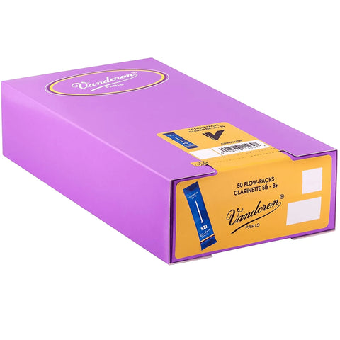 Vandoren Bb Clarinet V21 Reeds Strength 2.5, Box of 50