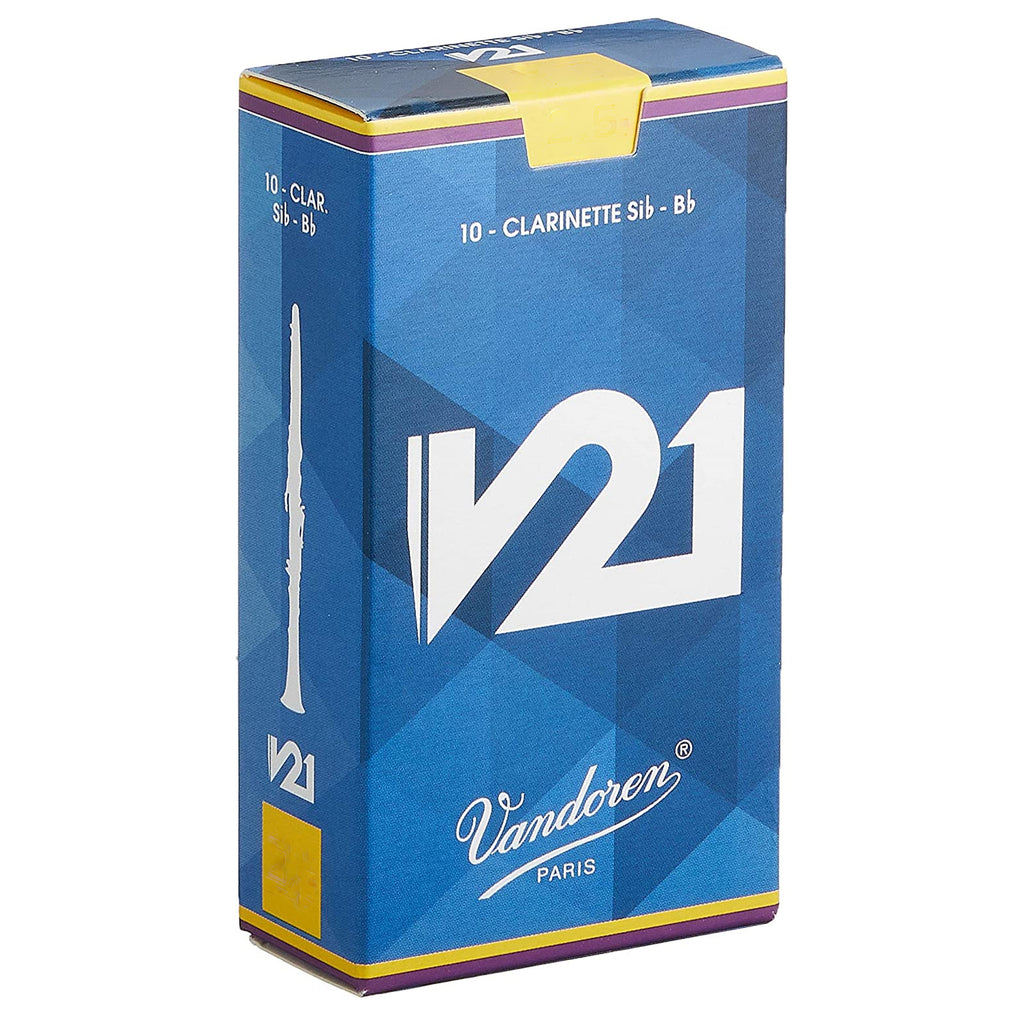 Vandoren Bb Clarinet V21 Reeds Strength 3, Box of 10