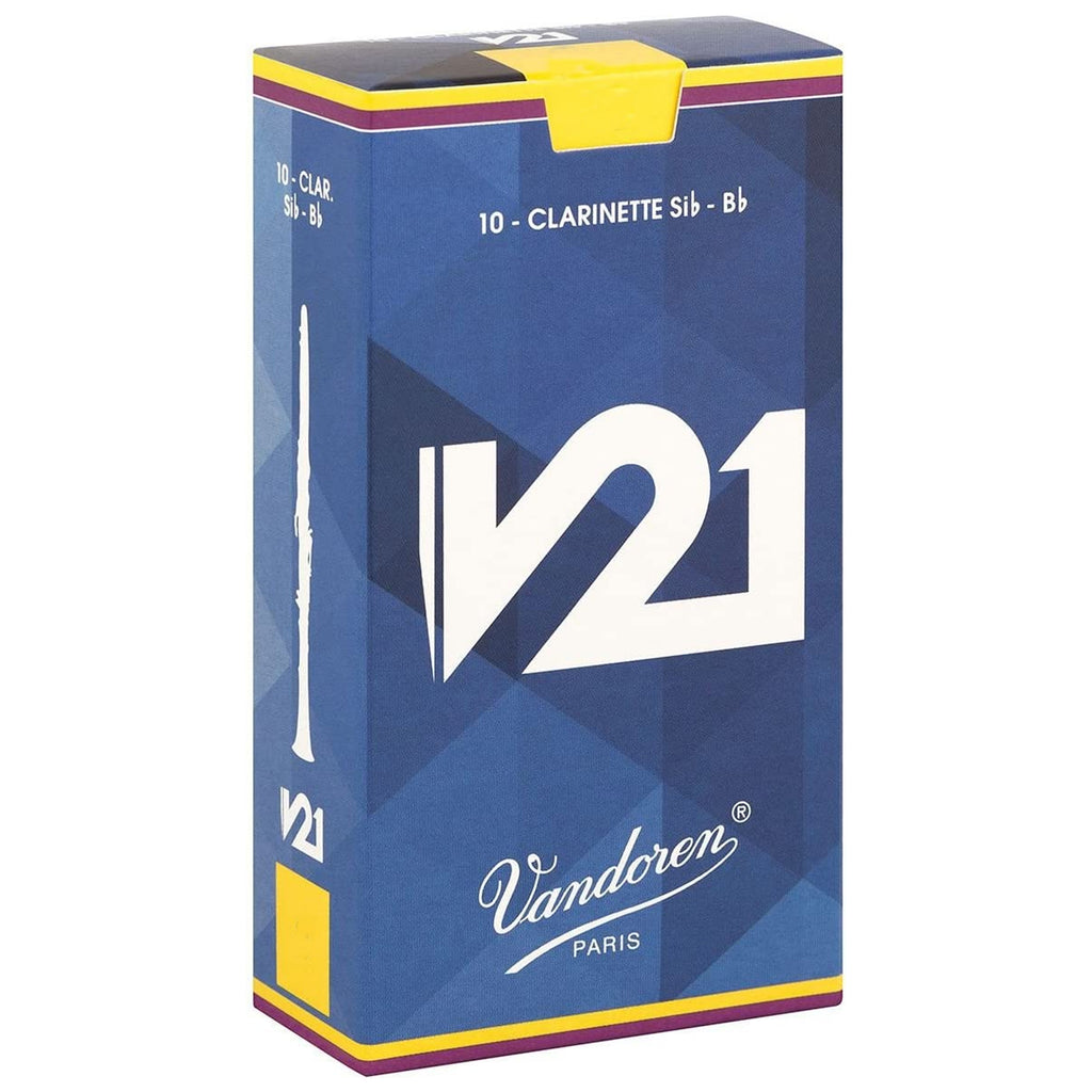 Vandoren Eb Clarinet V21 Reeds Strength 2.5, Box of 10