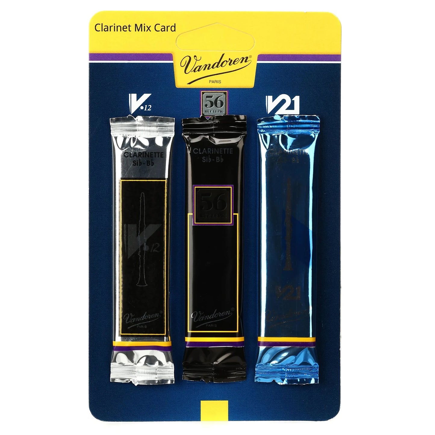 Vandoren Clarinet Mix Card includes 1 each 3.5  V.12, 56 Rue Lepic, V21