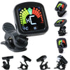 D’Luca Digital Clip-On Chromatic Tuner For Guitar, Bass, Violin, Ukulele