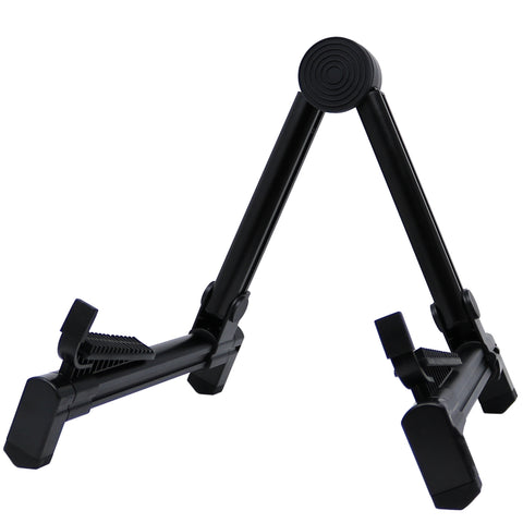 D’Luca Portable Aluminum Guitar Stand, Black