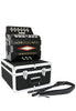 D'Luca Patron Button Accordion 3 Switches 34 Keys 12 Bass on GCF Key with Case and Straps, Black