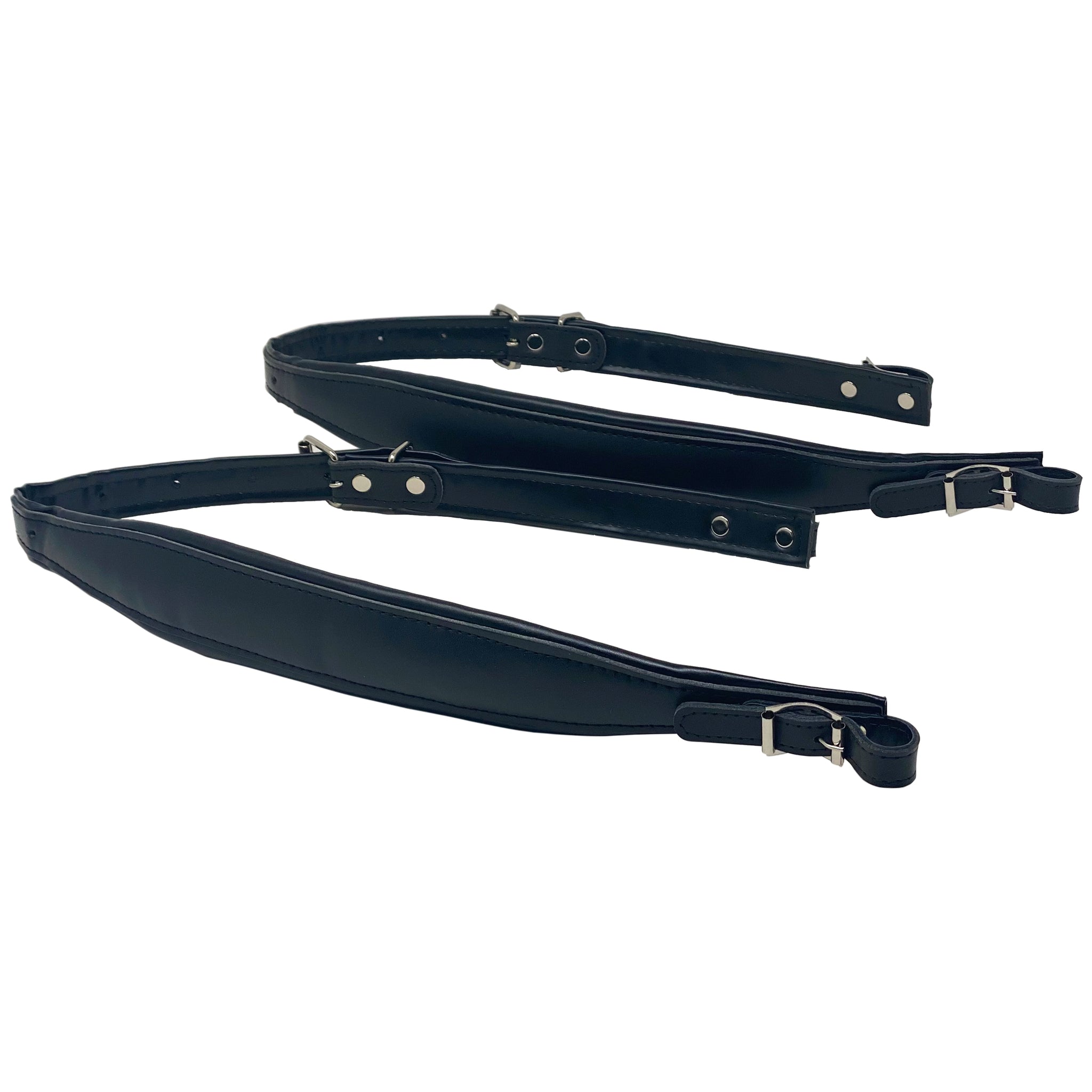 D'Luca Standard Accordion Shoulder Straps 2 Inches Black
