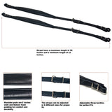 D'Luca Standard Accordion Shoulder Straps 2 Inches Black
