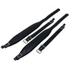 D'Luca Padded Accordion Shoulder Straps 2.5 Inches Wide Black