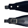 D'Luca Padded Accordion Shoulder Straps 2.5 Inches Wide Black