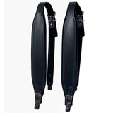 D'Luca Padded Accordion Shoulder Straps 2.5 Inches Wide Black