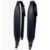 D'Luca Padded Accordion Shoulder Straps 2.5 Inches Wide Black