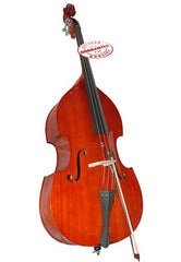 D'Luca Ebony 3/4 Full Size Flamed Upright Double Bass