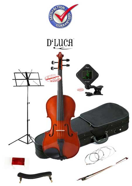 D’Luca Meister Student Violin School Package 3/4