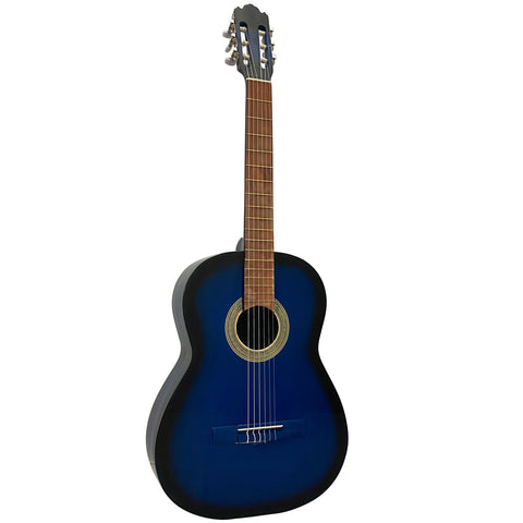 D'Luca Paracho Full Size Classical Guitar Blueburst