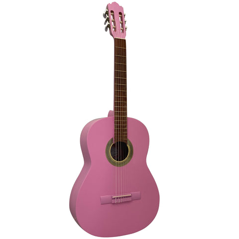 D'Luca Paracho Full Size Classical Guitar Pink