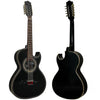 D'Luca Paracho Bajo Quinto Acoustic-Electric Black
