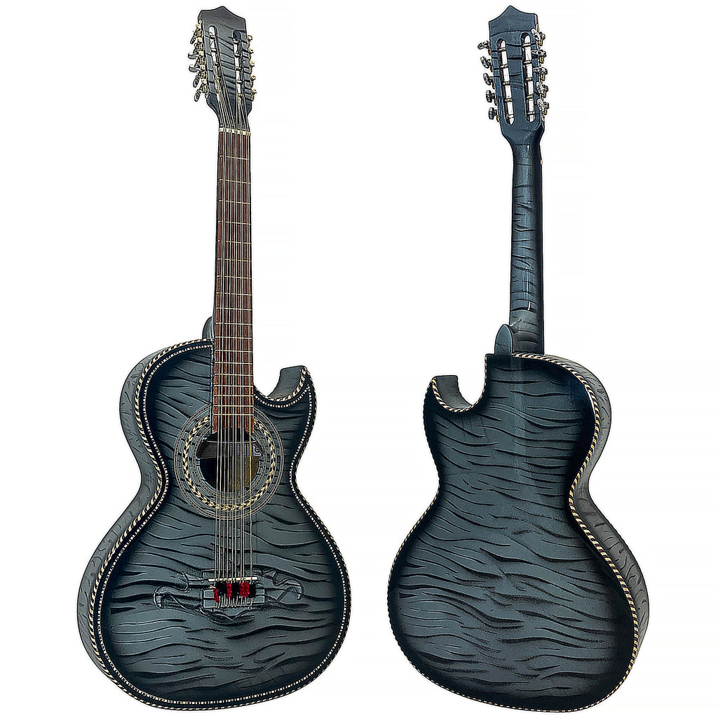 D'Luca Paracho Bajo Quinto AcousticElectric Tiger Grey
