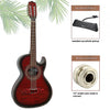 D'Luca Paracho Bajo Quinto Acoustic-Electric Tiger Red