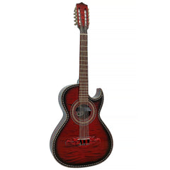 D'Luca Paracho Bajo Quinto Acoustic-Electric Tiger Red