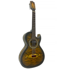 D'Luca Paracho Bajo Quinto Acoustic-Electric Tiger Yellow