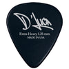 D'Luca Celluloid Standard Guitar Picks Black 1.25mm Extra Heavy 25 Pack