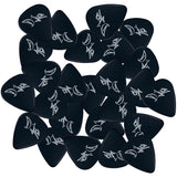 D'Luca Celluloid Standard Guitar Picks Black 1.25mm Extra Heavy 25 Pack