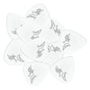 D'Luca Celluloid Standard Guitar Picks White 0.70mm Medium 10 Pack