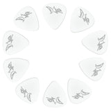 D'Luca Celluloid Standard Guitar Picks White 1.0mm Heavy 10 Pack