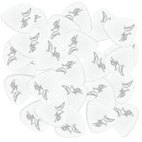 D'Luca Celluloid Standard Guitar Picks White 1.0mm Heavy 25 Pack