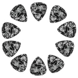 D'Luca Celluloid Standard Guitar Picks Black Pearl 0.50 mm Light 10 Pack