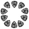 D'Luca Celluloid Standard Guitar Picks Black Pearl 0.50 mm Light 10 Pack