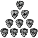 D'Luca Celluloid Standard Guitar Picks Black Pearl 0.50 mm Light 10 Pack