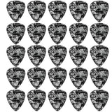 D'Luca Celluloid Standard Guitar Picks Black Pearl 0.50 mm Light 25 Pack