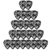D'Luca Celluloid Standard Guitar Picks Black Pearl 1.0mm Heavy 25 Pack