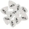 D'Luca Celluloid Standard Guitar Picks White Pearl 0.50 mm Light 10 Pack