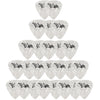 D'Luca Celluloid Standard Guitar Picks White Pearl 1.0mm Heavy 25 Pack