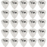 D'Luca Celluloid Standard Guitar Picks White Pearl 1.0mm Heavy 25 Pack