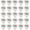 D'Luca Celluloid Standard Guitar Picks White Pearl 1.0mm Heavy 25 Pack