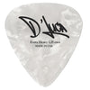 D'Luca Celluloid Standard Guitar Picks White Pearl 1.25mm Extra Heavy 10 Pack