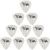 D'Luca Celluloid Standard Guitar Picks White Pearl 1.25mm Extra Heavy 10 Pack