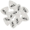 D'Luca Celluloid Standard Guitar Picks White Pearl 1.25mm Extra Heavy 10 Pack